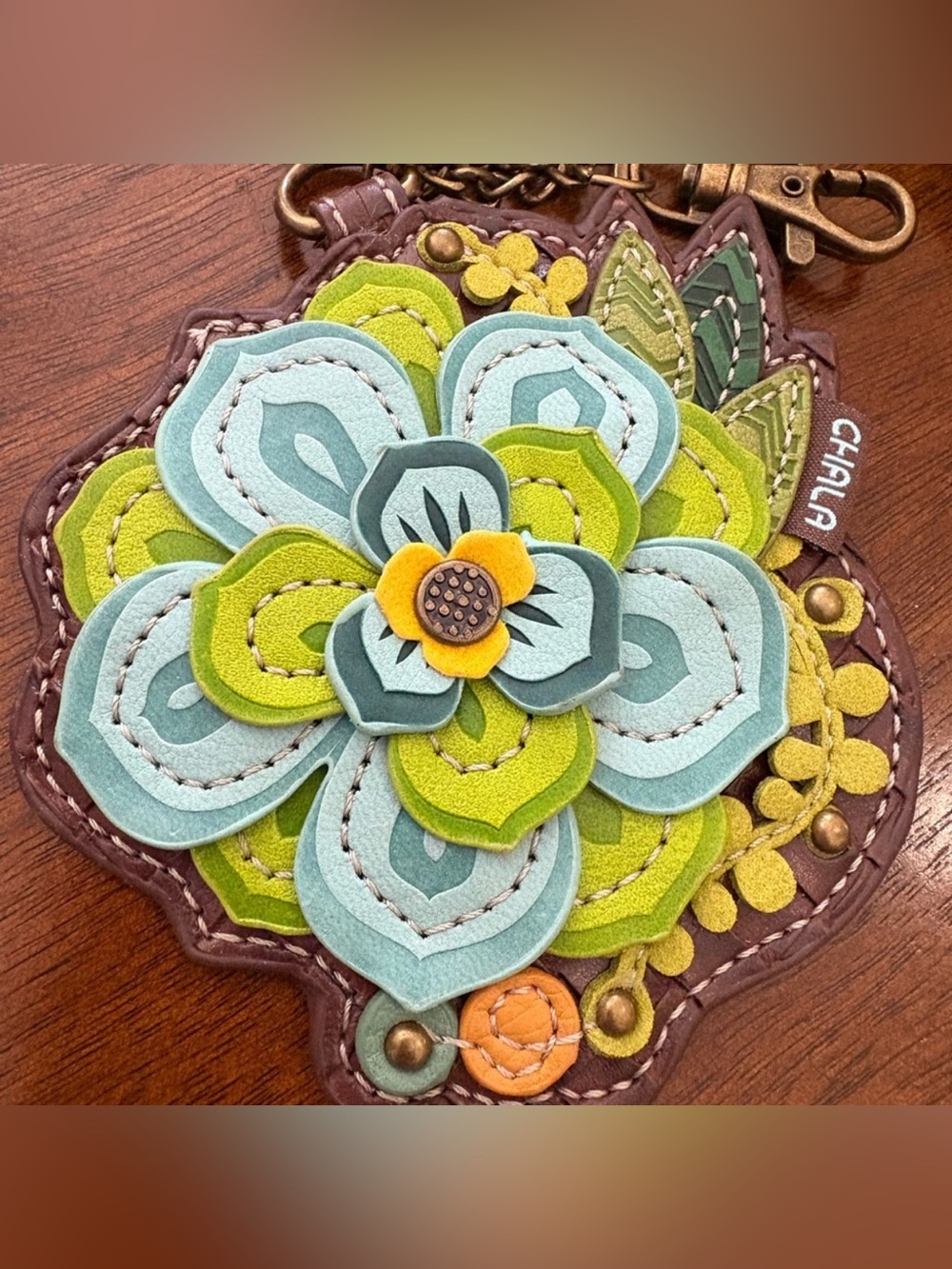 Chala Chala Vegan Leather Coin Purse
KeyFob Succulent